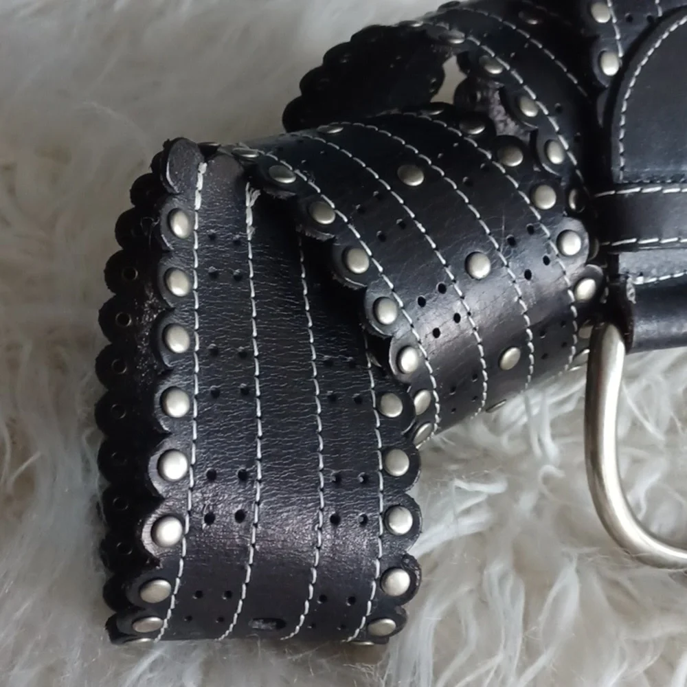 Black Leather Belt